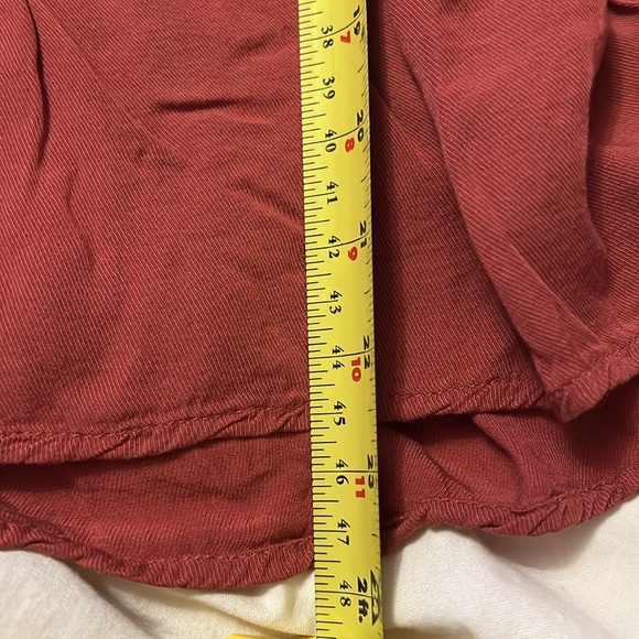 Very soft brick colored rayon blouse - Picture 8 of 8